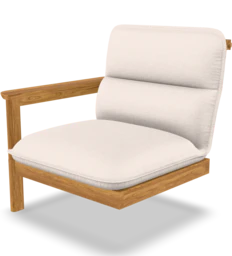 Felloe Left Arm Module - Teak Arm